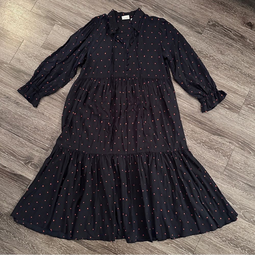 AG Adriano Goldschmied Celeste Polka Dot Dress